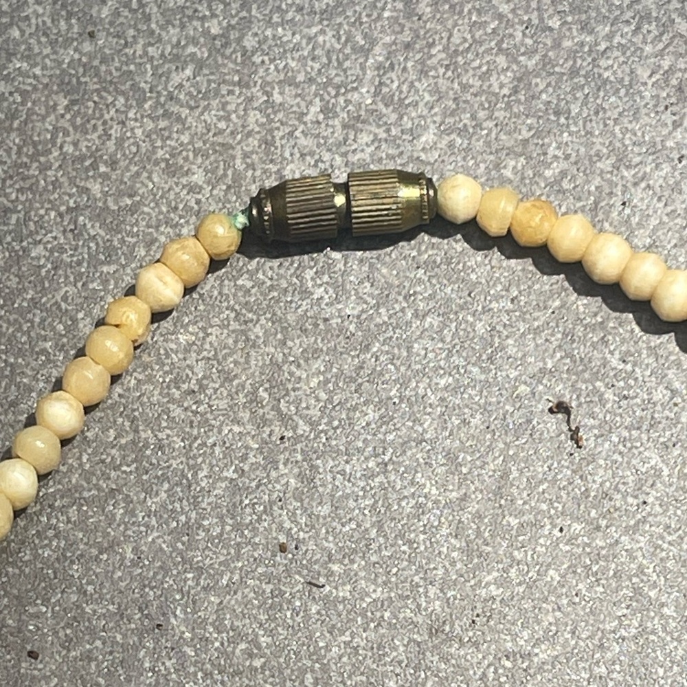 Carved Stone Tile Necklace View 3
